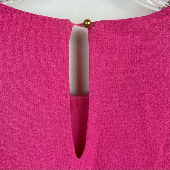 Charles Henry Ruffle Yoke Shift Dress Size S - Picture 9 of 11